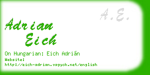 adrian eich business card